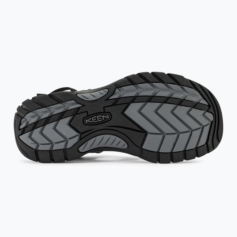 KEEN Rapids H2 Herren Trekkingsandalen schwarz/stahlgrau 5