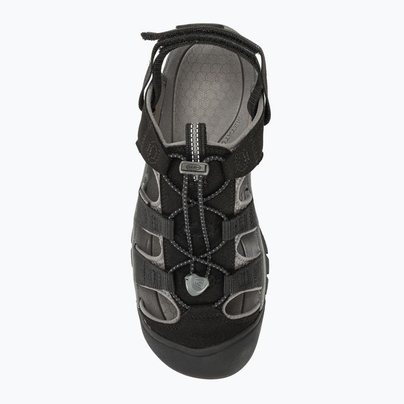 KEEN Rapids H2 Herren Trekkingsandalen schwarz/stahlgrau 6