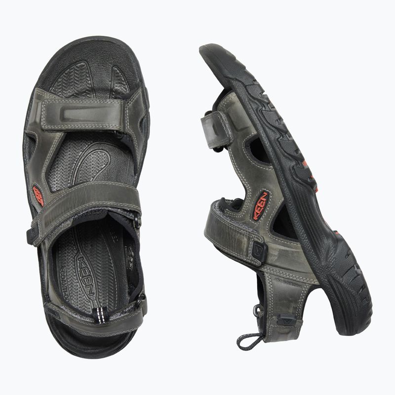Trekkingsandalen Herren Keen Targhee III Open Toe grau 122424 10
