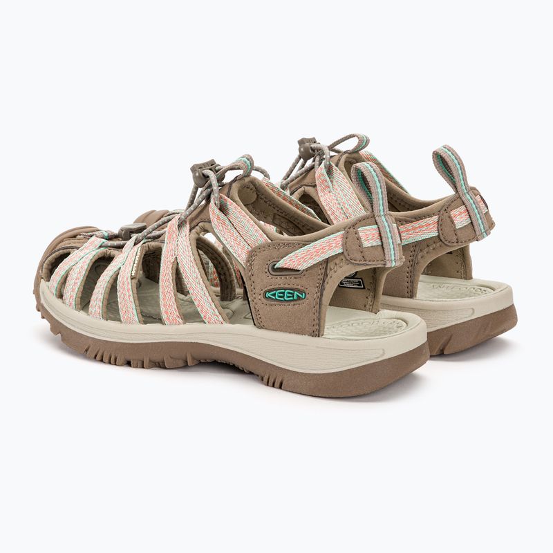 KEEN Whisper traupe/coral Damen Trekking Sandalen 3