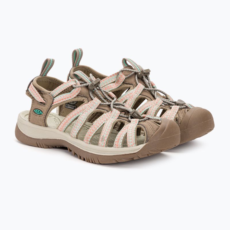 KEEN Whisper traupe/coral Damen Trekking Sandalen 4