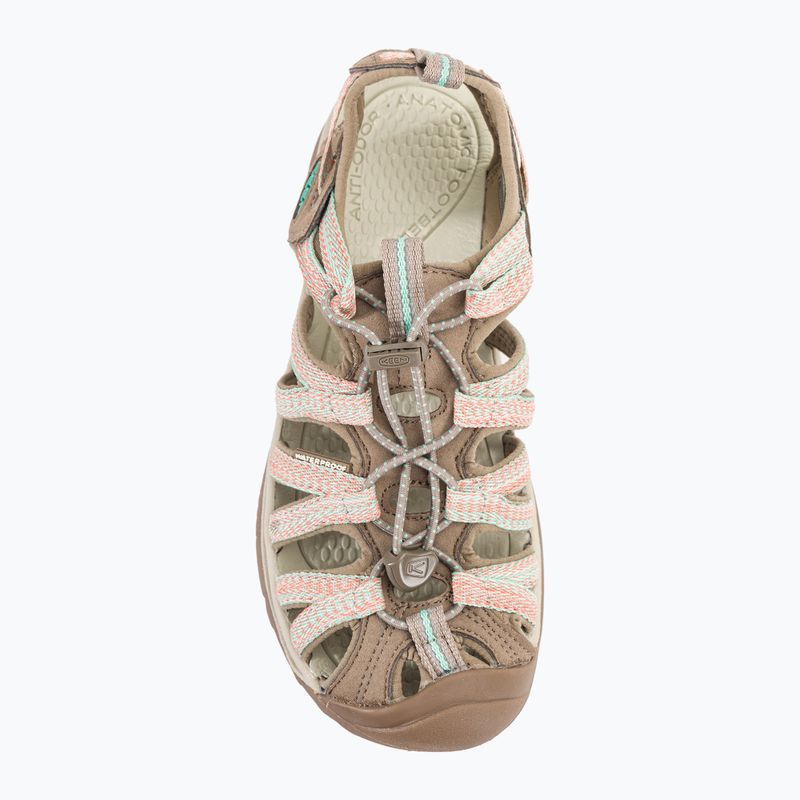 KEEN Whisper traupe/coral Damen Trekking Sandalen 6