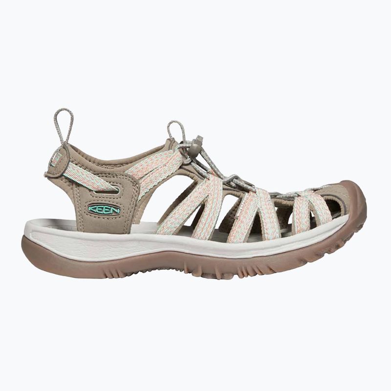 KEEN Whisper traupe/coral Damen Trekking Sandalen 8