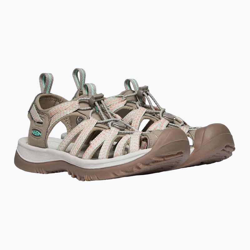 KEEN Whisper traupe/coral Damen Trekking Sandalen 9