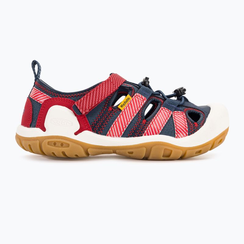 KEEN Knotch Creek Kinder-Trekking-Sandalen navy/stripes 2