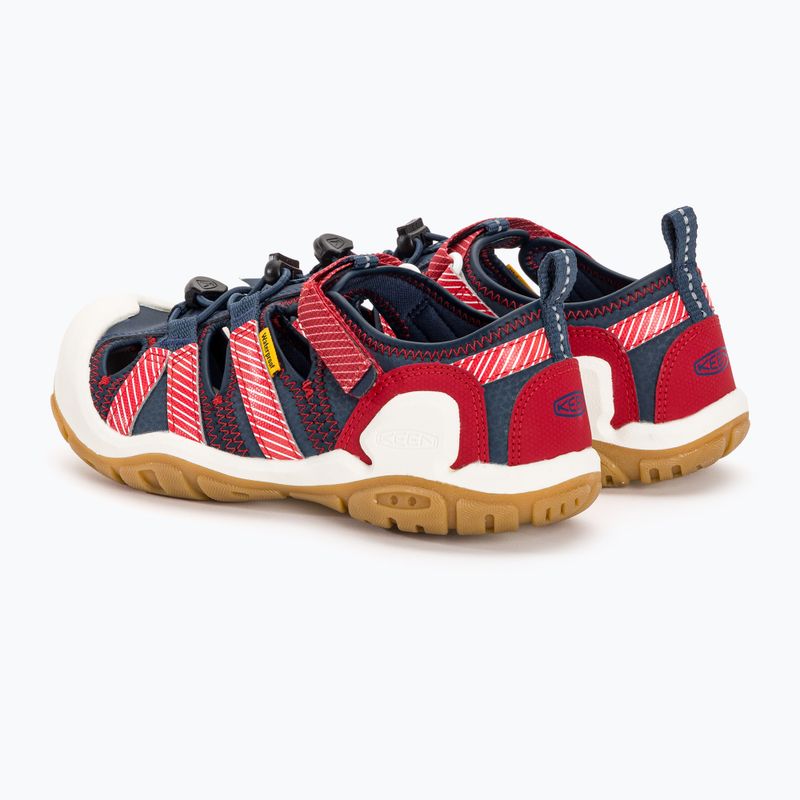 KEEN Knotch Creek Kinder-Trekking-Sandalen navy/stripes