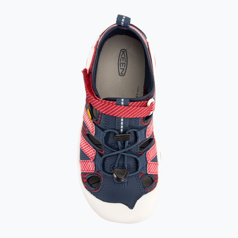 KEEN Knotch Creek Kinder-Trekking-Sandalen navy/stripes