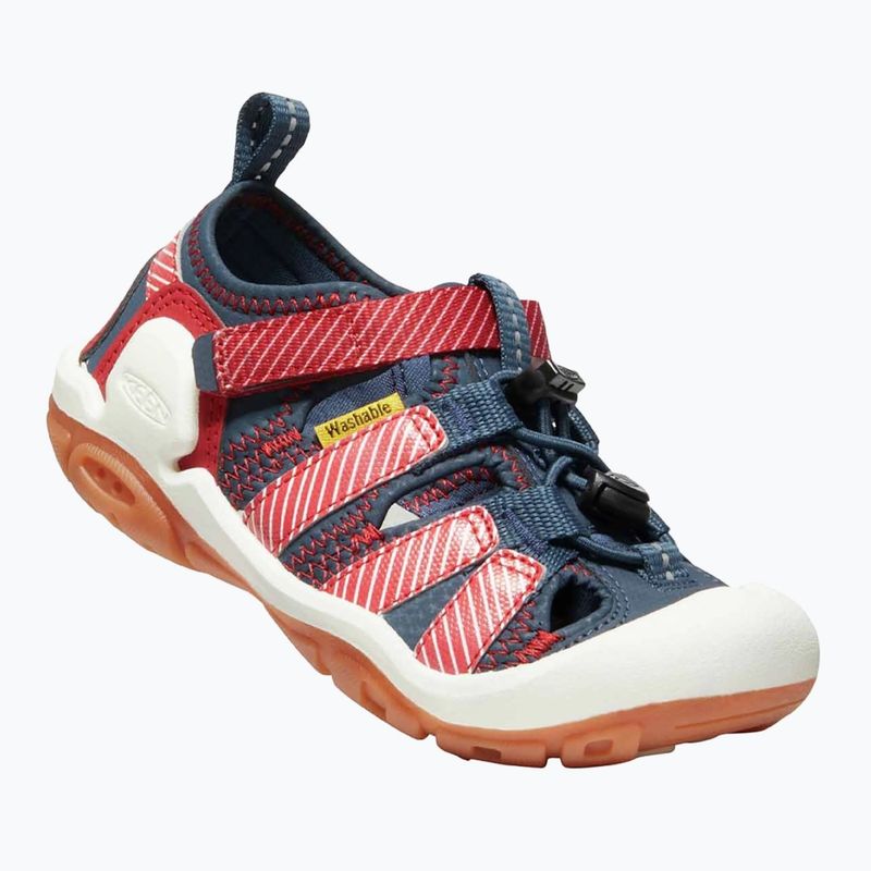 KEEN Knotch Creek Kinder-Trekking-Sandalen navy/stripes