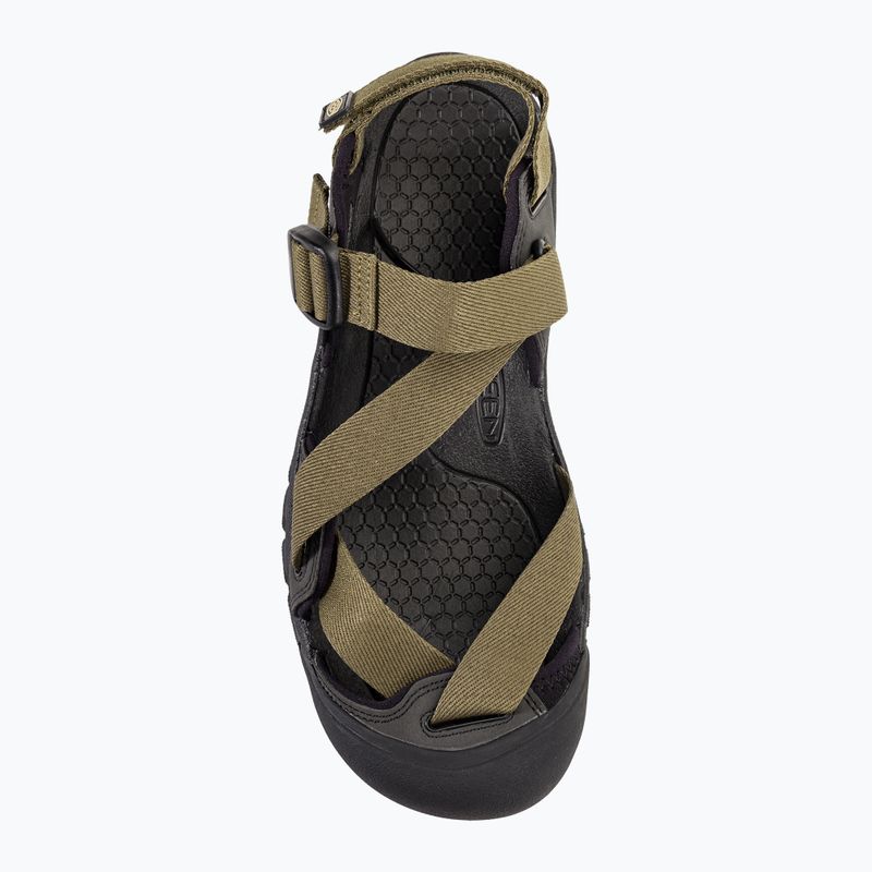 KEEN Zerraport II Military oliv/schwarz Herren-Trekking-Sandalen 6