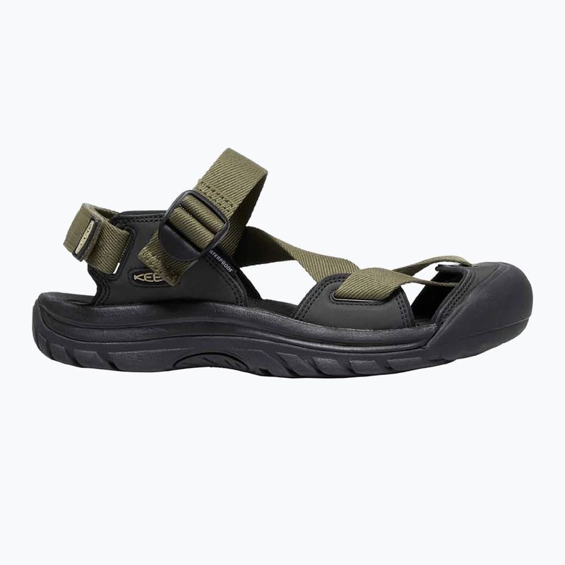 KEEN Zerraport II Military oliv/schwarz Herren-Trekking-Sandalen 8