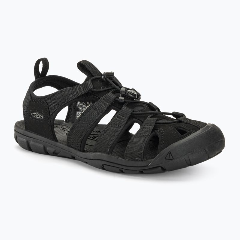 KEEN Clearwater CNX Herren-Trekking-Sandalen dreifach schwarz