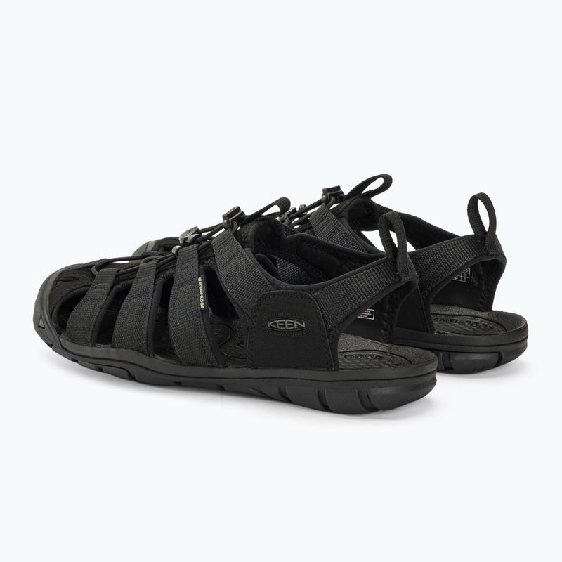 KEEN Clearwater CNX Herren-Trekking-Sandalen dreifach schwarz 3