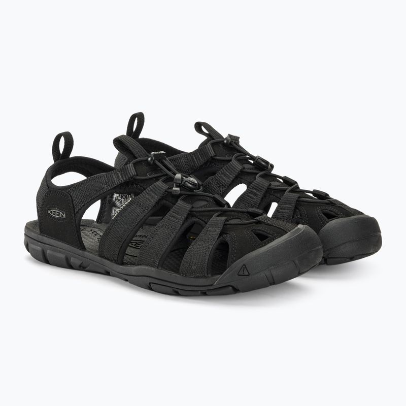 KEEN Clearwater CNX Herren-Trekking-Sandalen dreifach schwarz 4