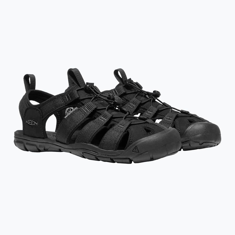 KEEN Clearwater CNX Herren-Trekking-Sandalen dreifach schwarz 8