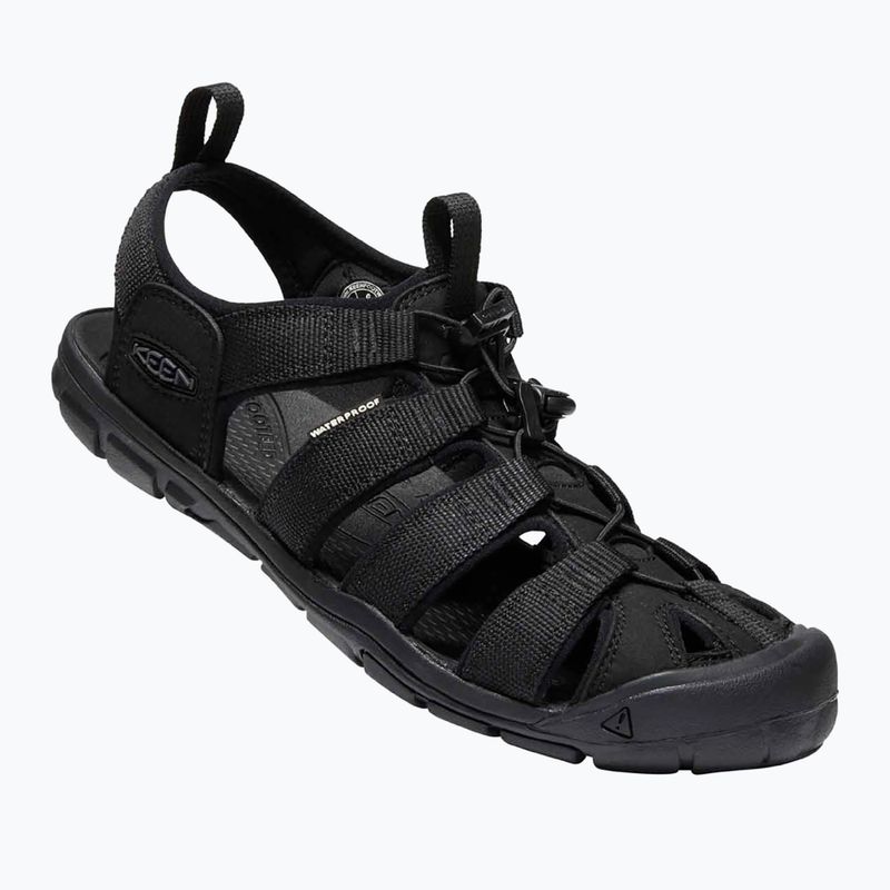 KEEN Clearwater CNX Herren-Trekking-Sandalen dreifach schwarz 10
