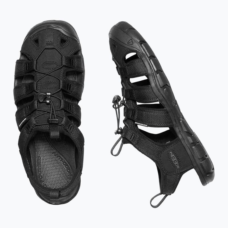 KEEN Clearwater CNX Herren-Trekking-Sandalen dreifach schwarz 12