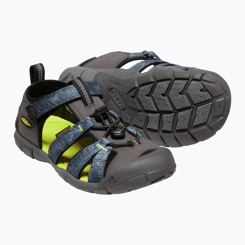 Trekkingsandalen Kinder Keen Seacamp II CNX grau-dunkelblau 126321 11