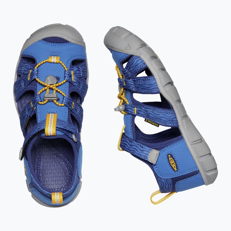 Trekkingsandalen Kinder Keen Seacamp II CNX blau 126323 10