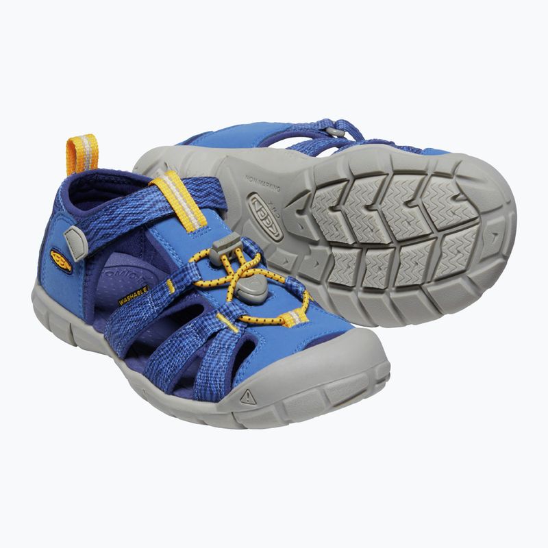 Trekkingsandalen Kinder Keen Seacamp II CNX blau 126323 11