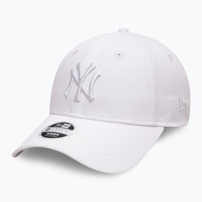 Neue Ära weibliche Liga wesentliche 9Forty New York Yankees Kappe weiß