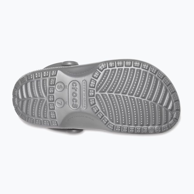 Badeschuhe Crocs Classic stale grey 5