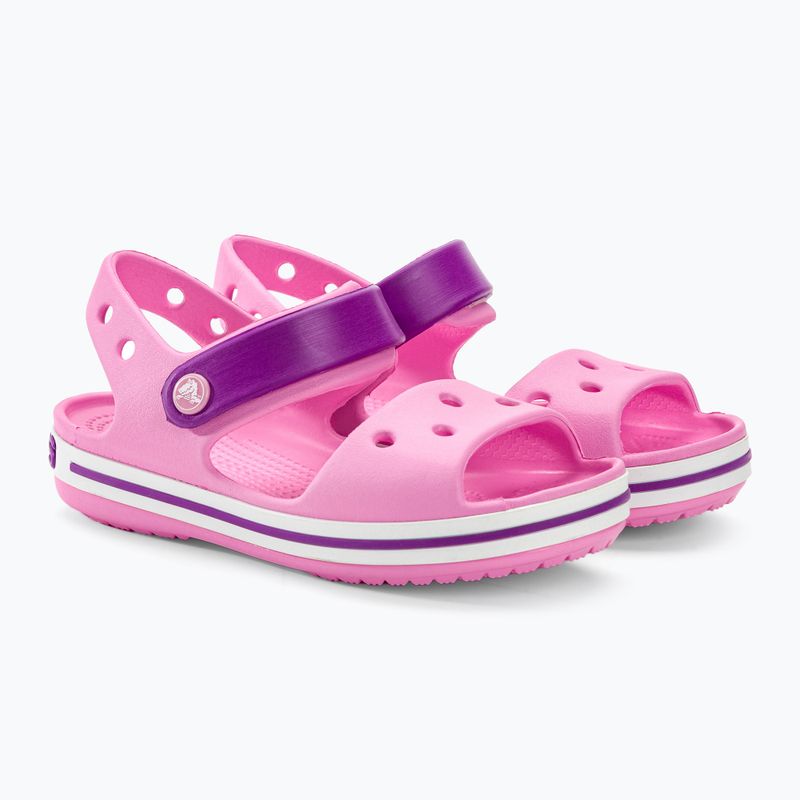 Crocs Crockband Kinder Sandalen Nelke/Amethyst 4