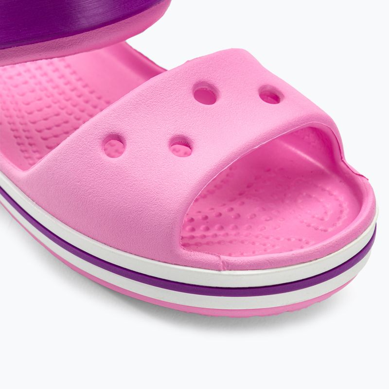 Crocs Crockband Kinder Sandalen Nelke/Amethyst 7