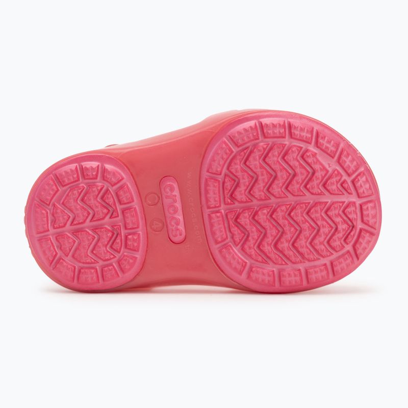 Crocs Isabella Sandale PS paradise rosa Kindersandalen 4