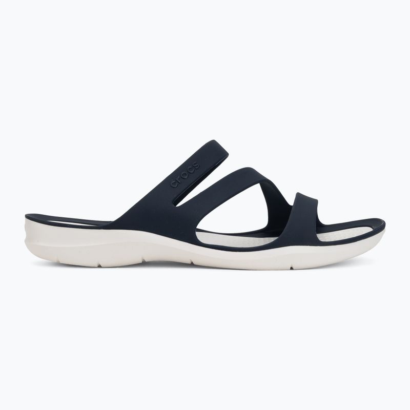 Damen-Pantoletten Crocs Swiftwater Sandal navy/white 2