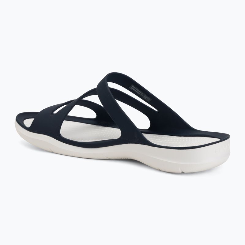 Damen-Pantoletten Crocs Swiftwater Sandal navy/white 3