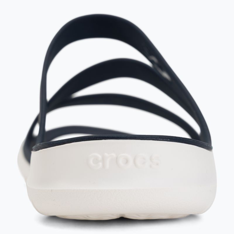 Damen-Pantoletten Crocs Swiftwater Sandal navy/white 6