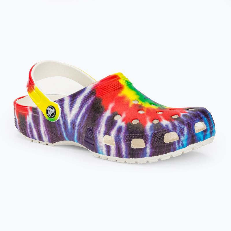 Slides Schlappen  Crocs Classic Tie Dye Graphic Multicolor 2