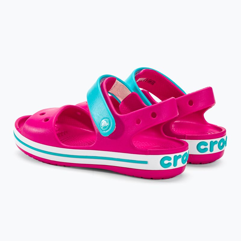 Crocs Crockband Kinder Sandalen candy pink/pool 3