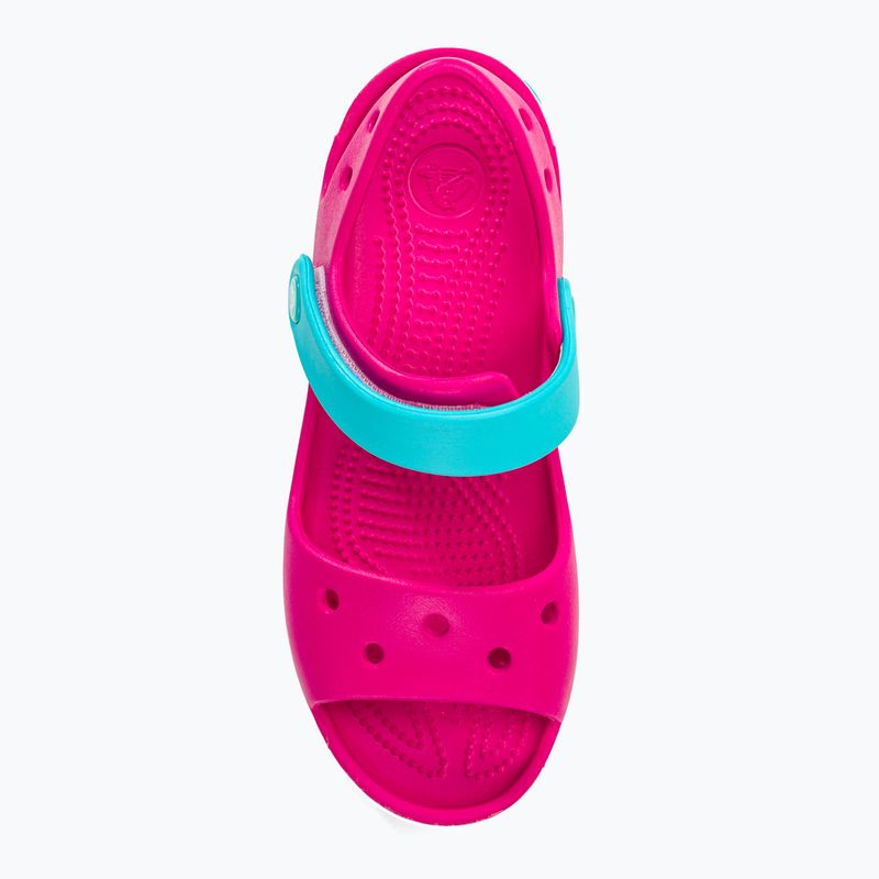 Crocs Crockband Kinder Sandalen candy pink/pool 6