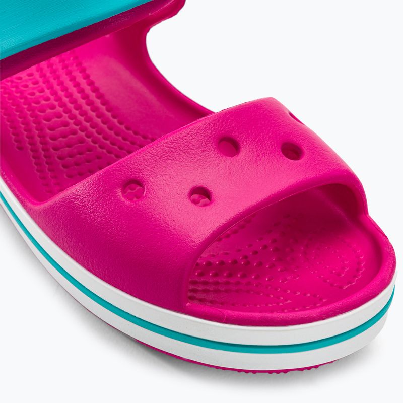 Crocs Crockband Kinder Sandalen candy pink/pool 7