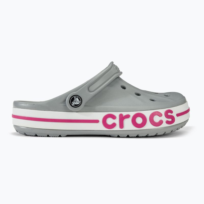 Crocs Bayaband Clog Flip-Flops hellgrau/candy pink 4