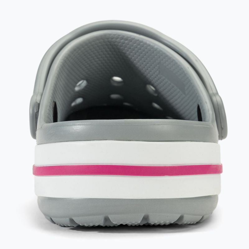 Crocs Bayaband Clog Flip-Flops hellgrau/candy pink 7