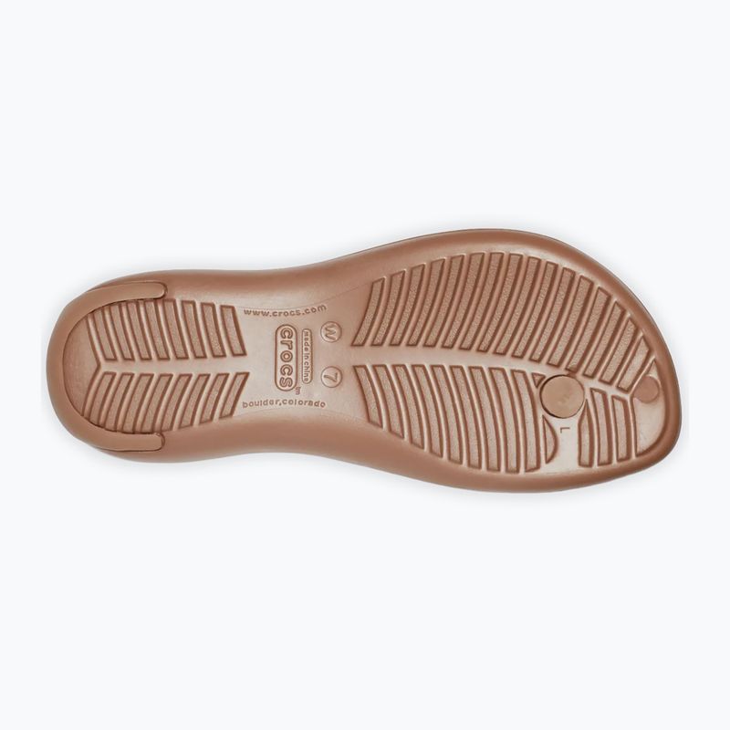 Flip-Flops Damen  Crocs Sexi Flip bronze 3