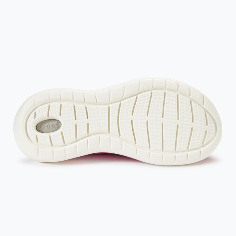 Crocs LiteRide Pacer electric rosa/weiß Kinderschuhe