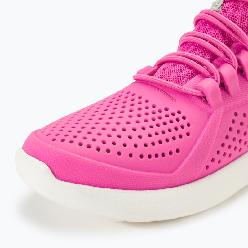 Crocs LiteRide Pacer electric rosa/weiß Kinderschuhe