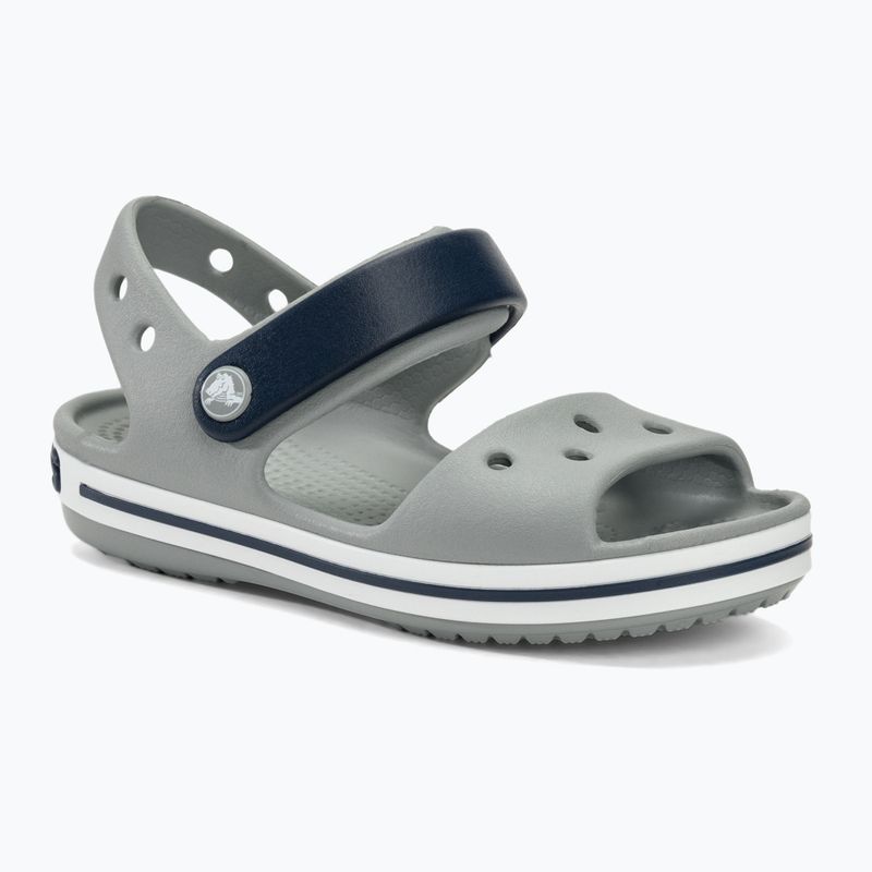 Sandalen Kinder Crocs Crockband Kids Sandal light grey/navy