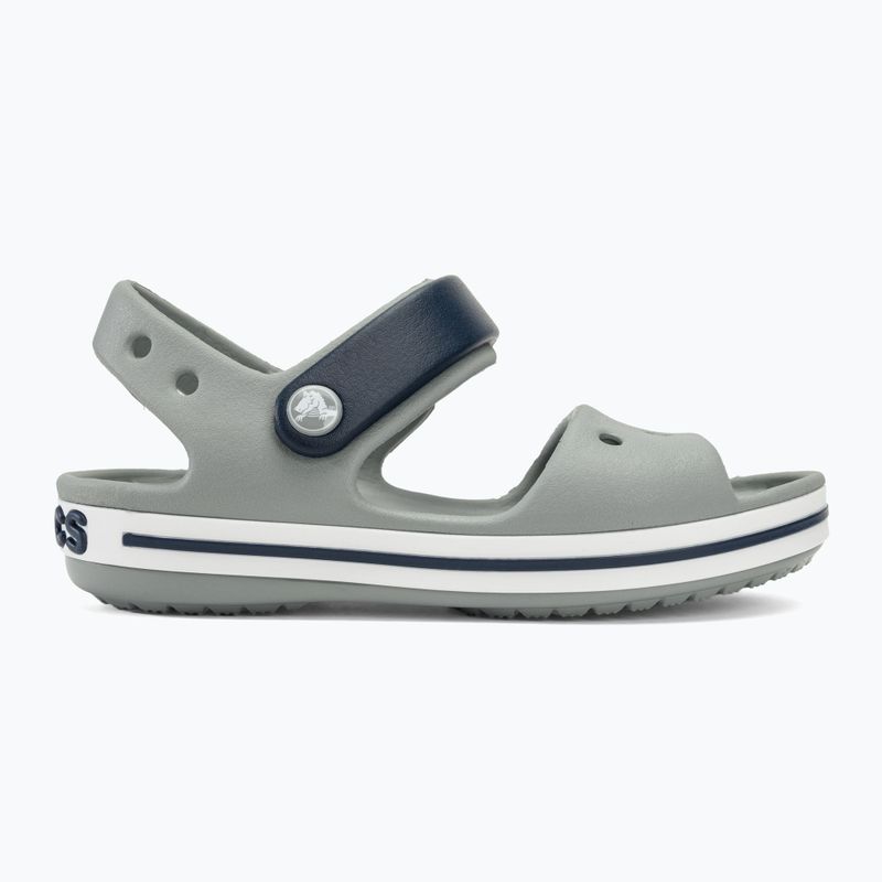 Sandalen Kinder Crocs Crockband Kids Sandal light grey/navy 2