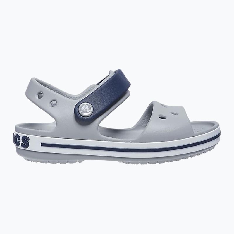 Sandalen Kinder Crocs Crockband Kids Sandal light grey/navy 9