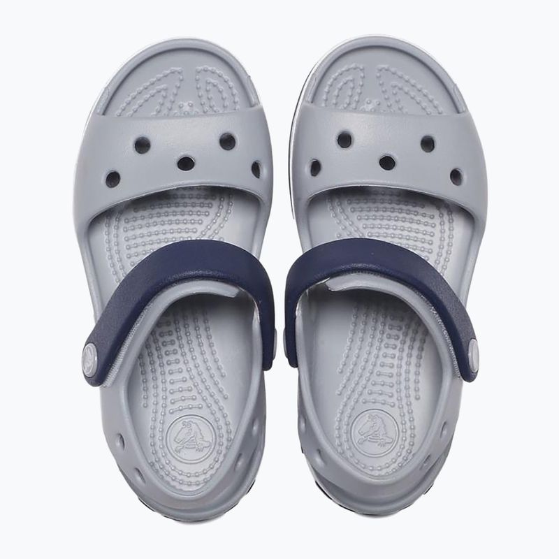 Sandalen Kinder Crocs Crockband Kids Sandal light grey/navy 11