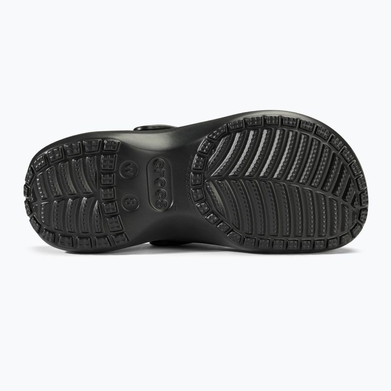 Crocs Classic Platform Clog Damen schwarz 5