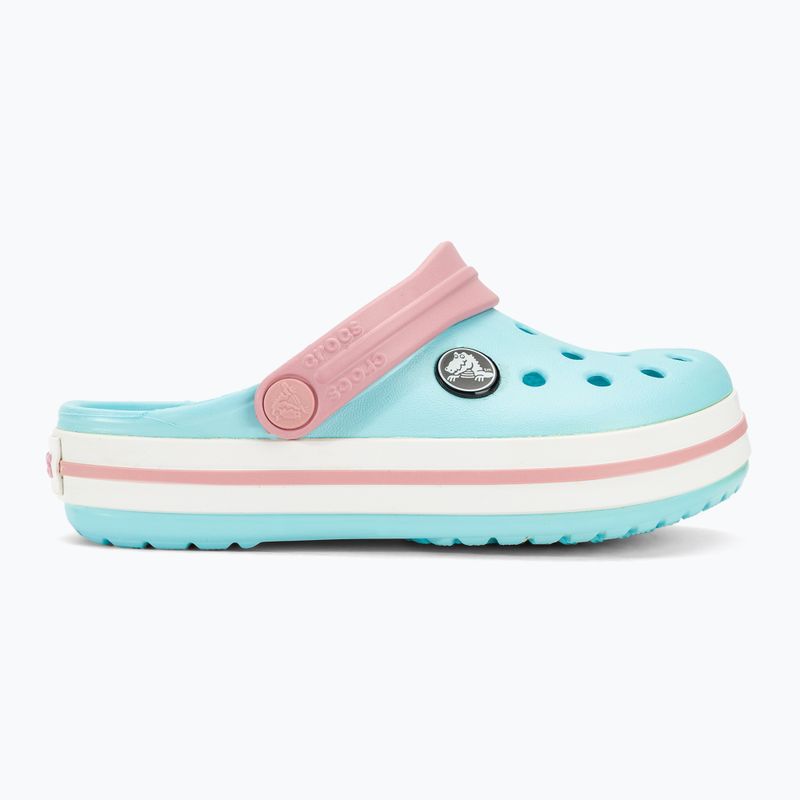 Kinder Crocs Crocband Clog eisblau/weiß Pantoletten 3