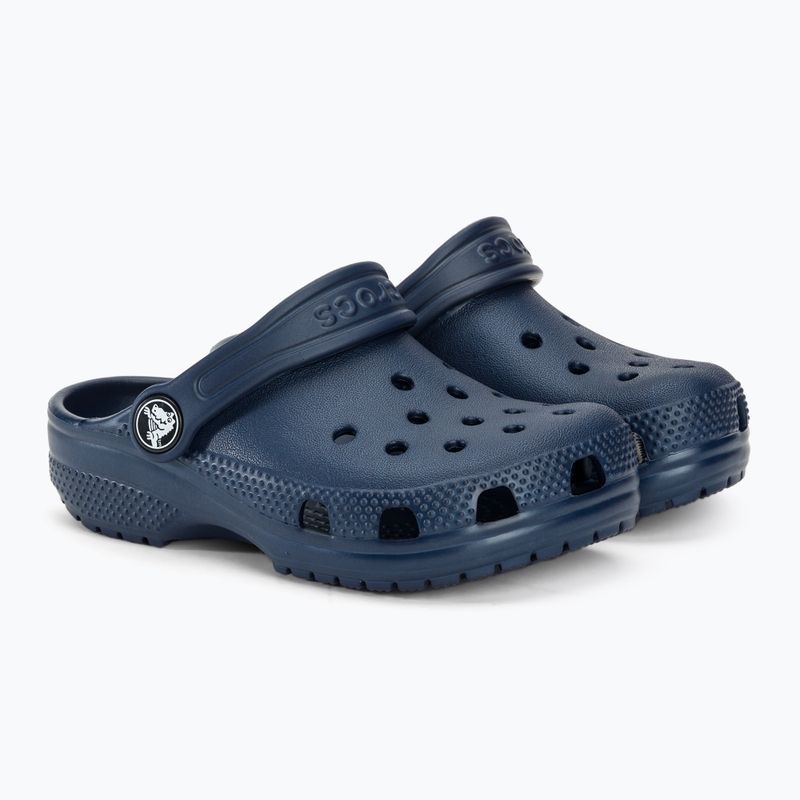 Crocs Classic Clog T navy Kinder-Pantoletten 5