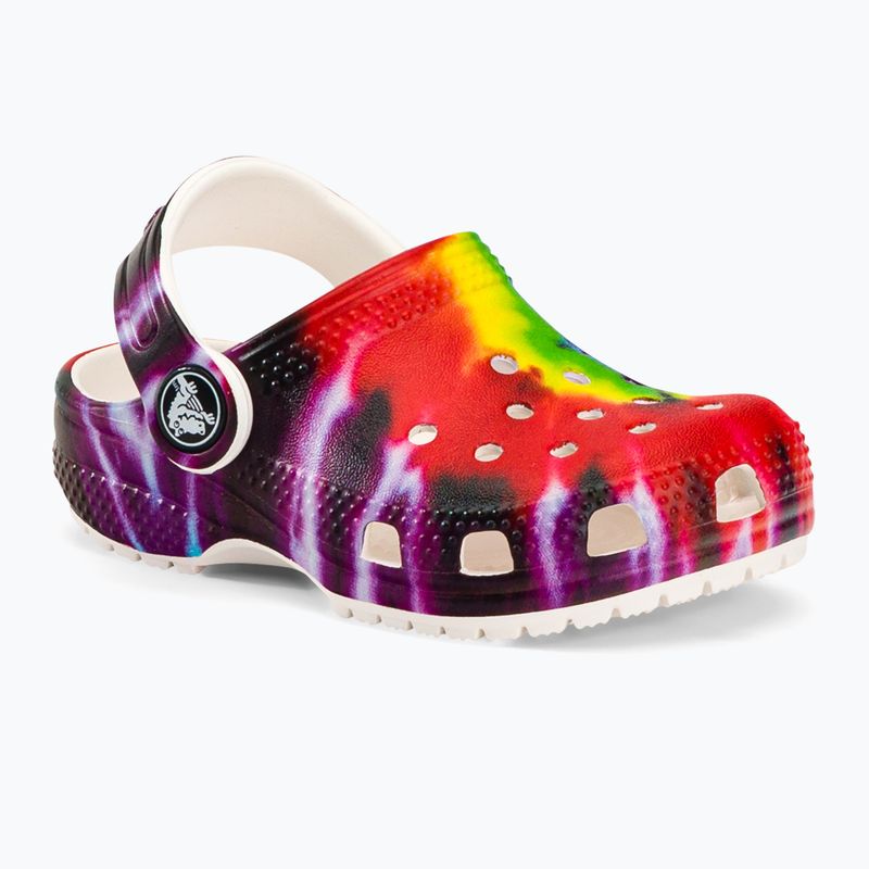 Crocs Classic Tie-Dye Graphic Clog T bunt Kinder Pantoletten 206994-90H 2