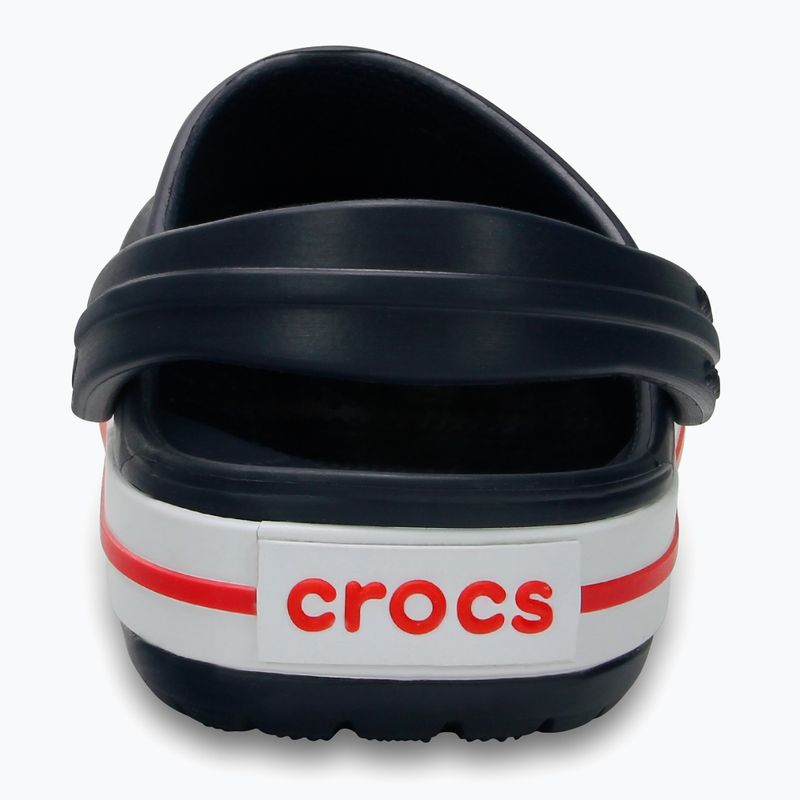 Crocs Crocband Clog Pantoletten für Kinder navy/rot 8