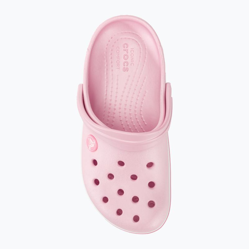 Crocs Crocband Clog Ballerina rosa Pantoletten für Kinder 7